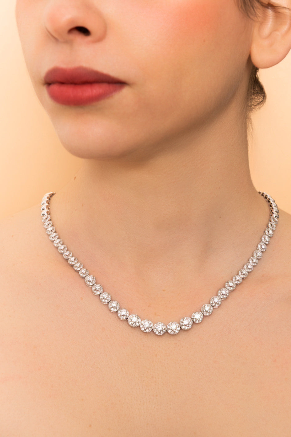 Gargantilla Rosetas de Diamantes