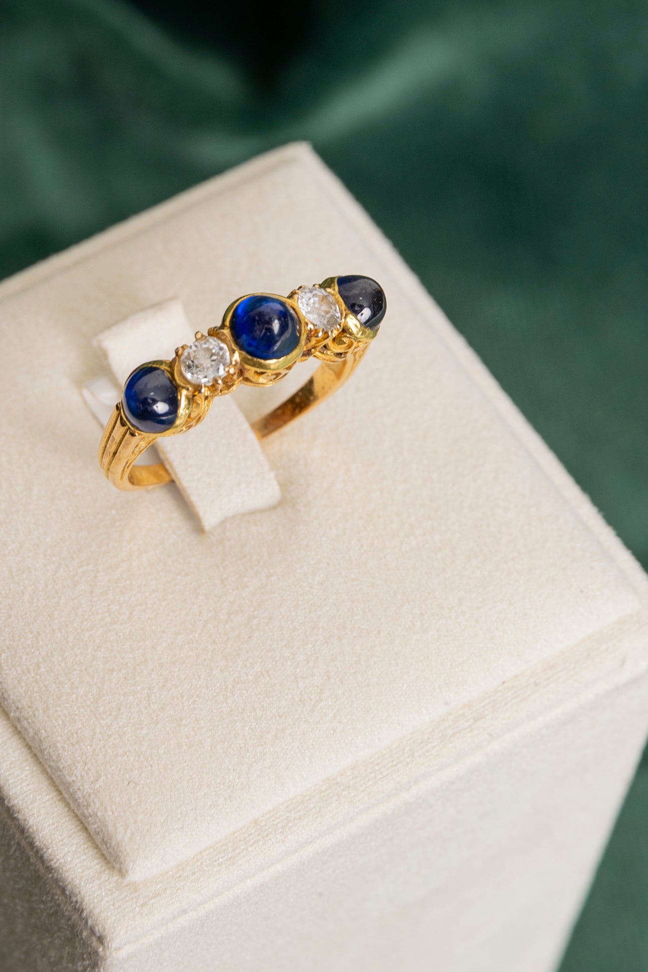 Vintage Sapphire and Diamond Headband