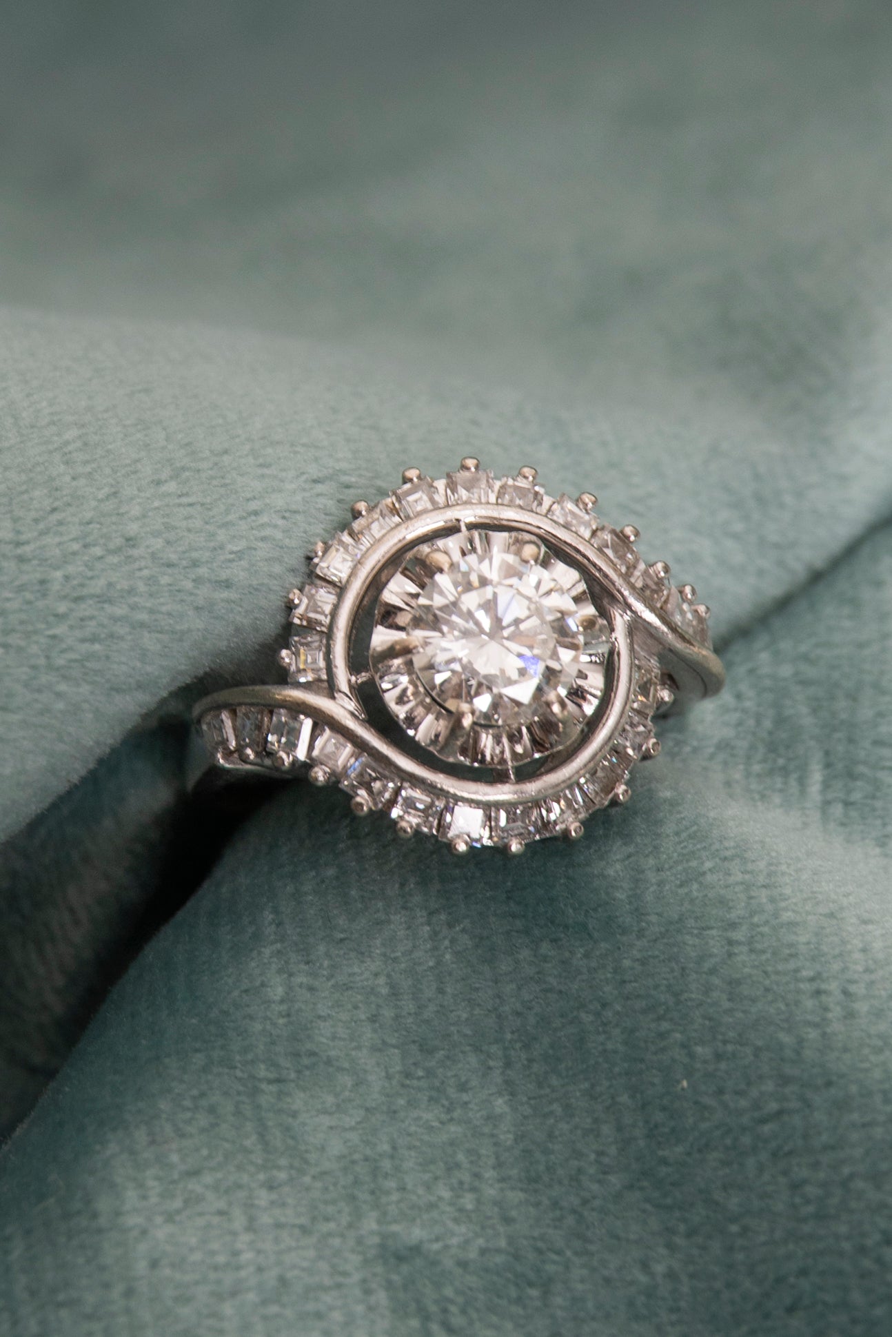 Sortija Vintage Solitario de Diamantes