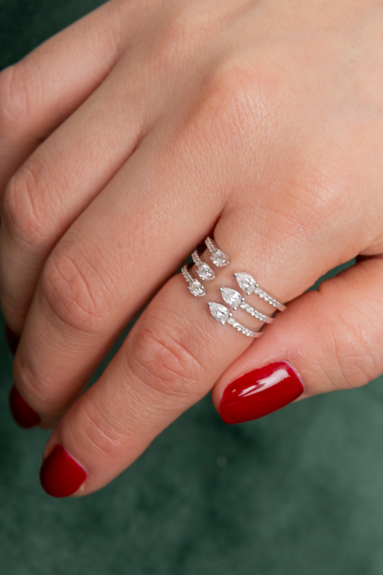 Sortija Tú y Yo de Diamantes