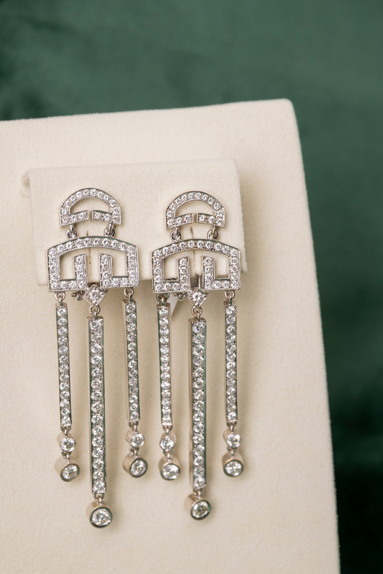 Pendientes Vintage Meninas de Diamantes