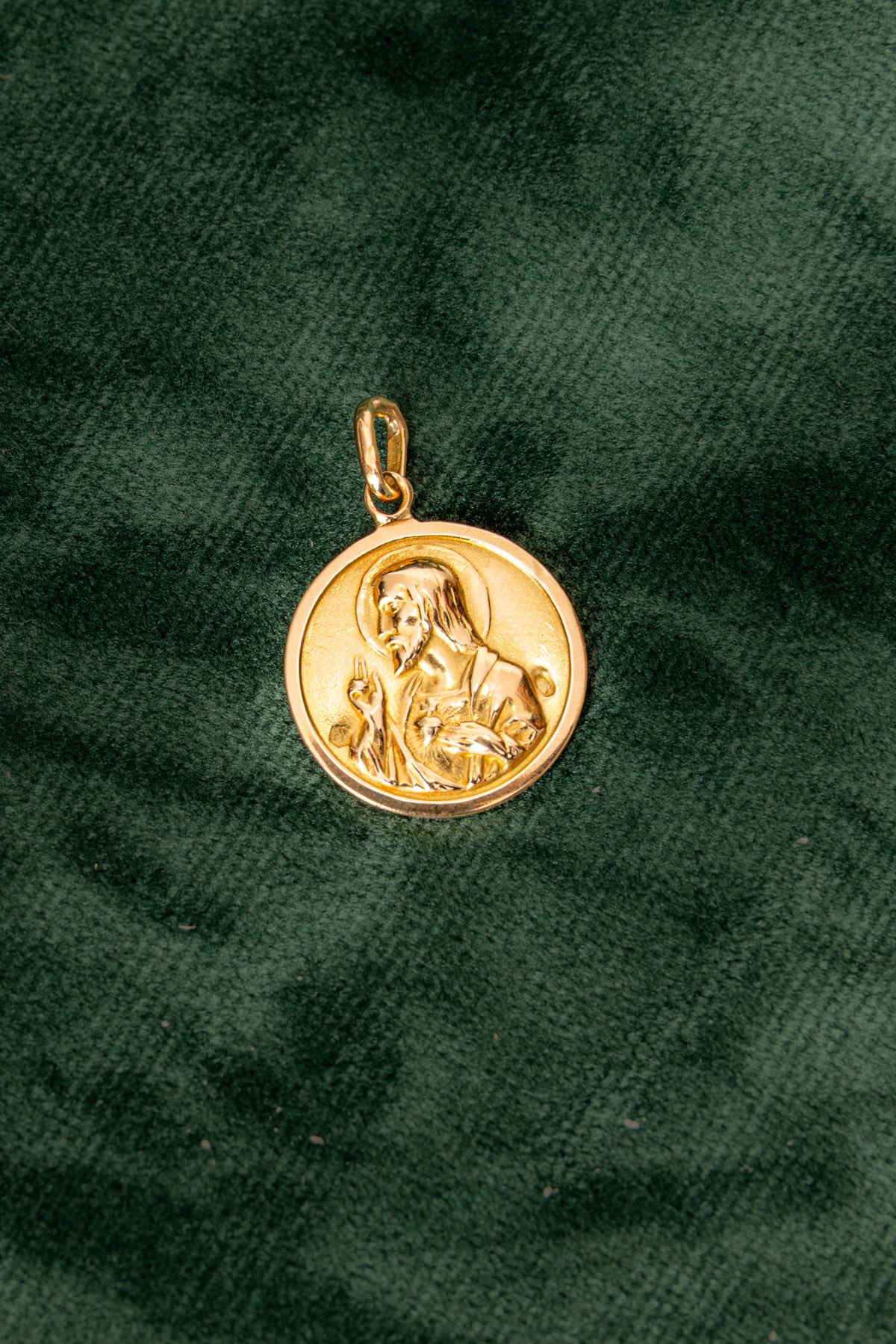Medalla Escapulario Vintage Virgen del Carmen