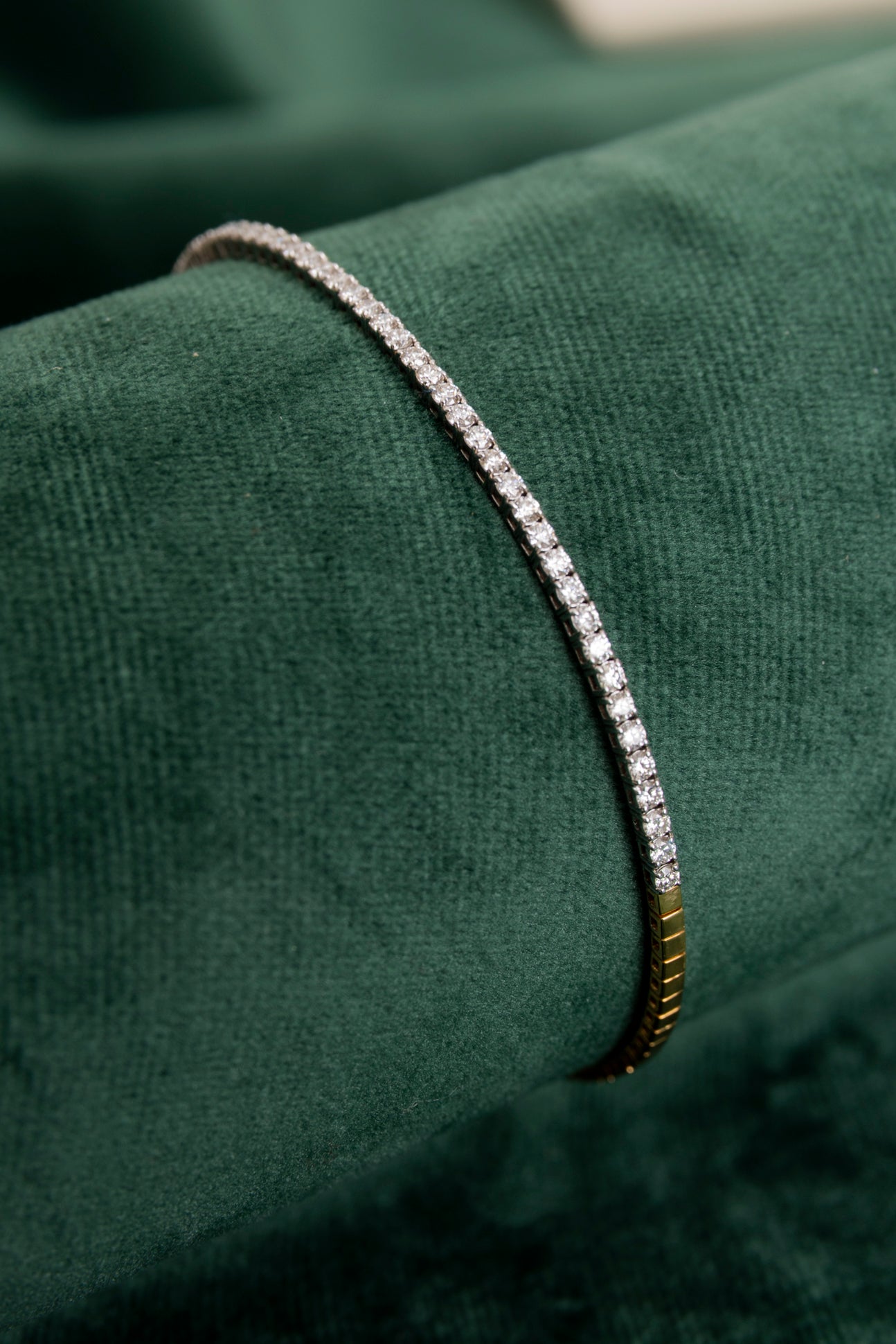 Pulsera Semirrígida de Diamantes