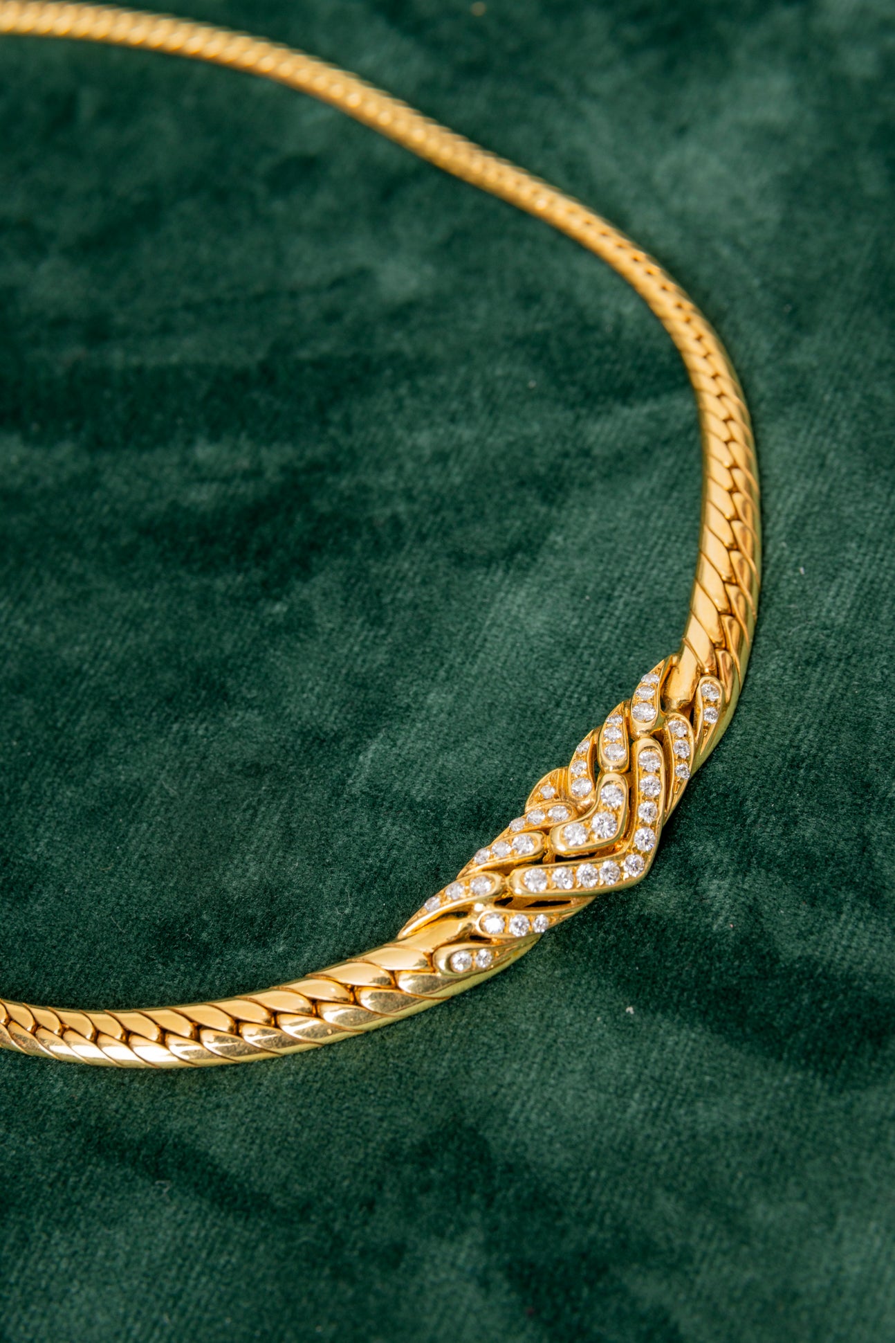 1980s Diamond Choker