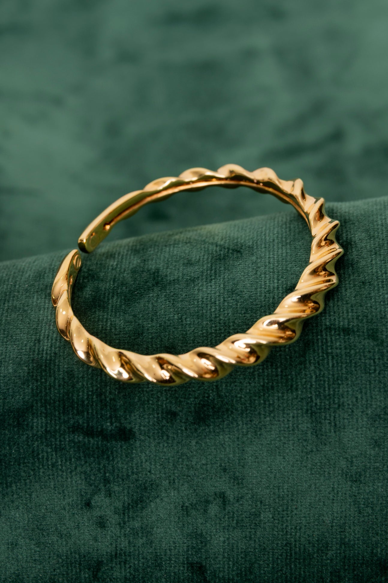 Pulsera Gallonada de Oro Amarillo 18k