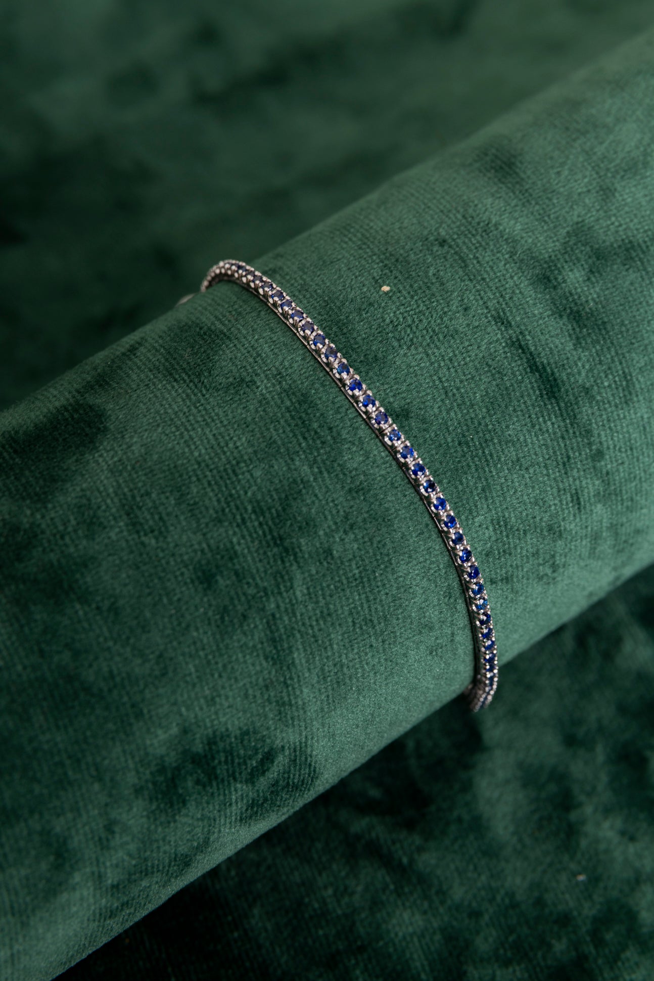 Pulsera Riviere de Zafiros