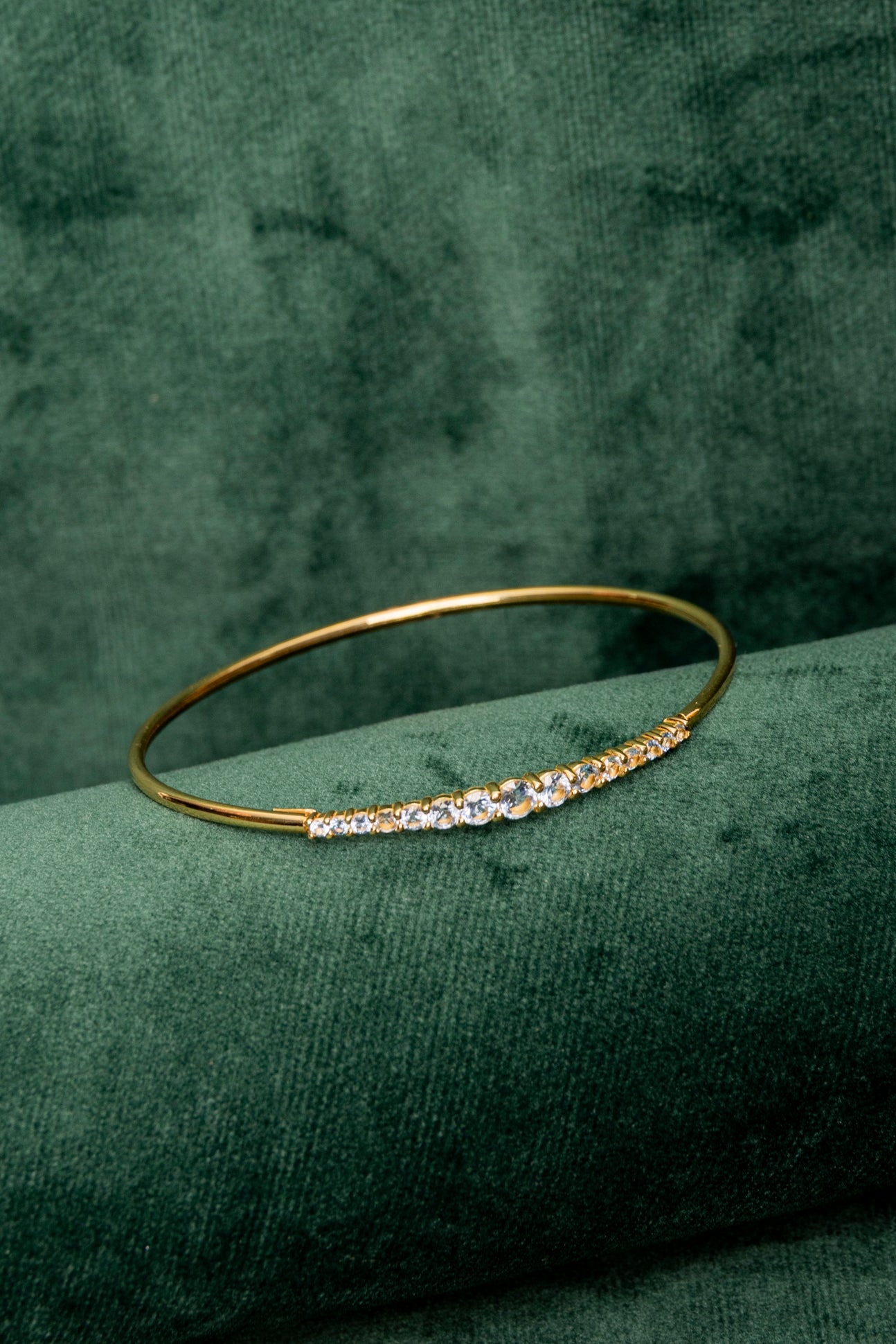 Pulsera Tubular de Topacios