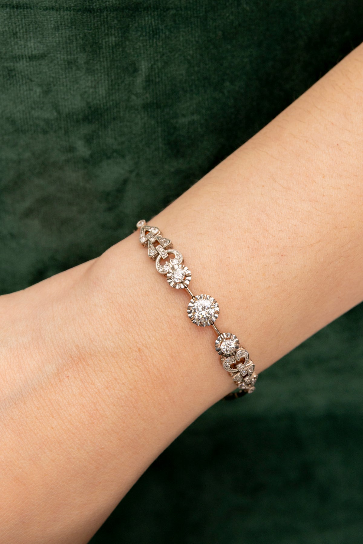 Pulsera Antigua de Diamantes
