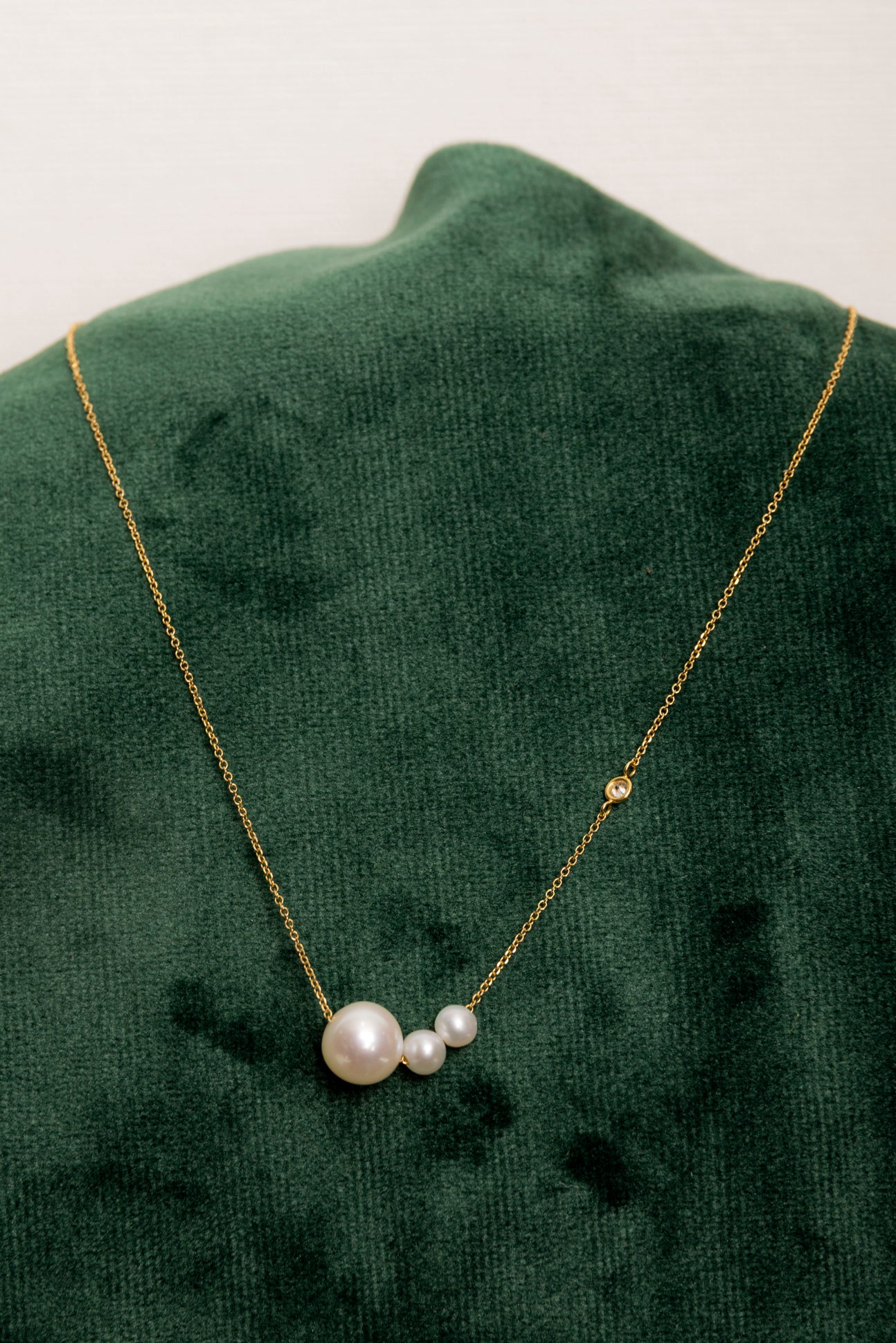 Gargantilla de Perlas y Diamante