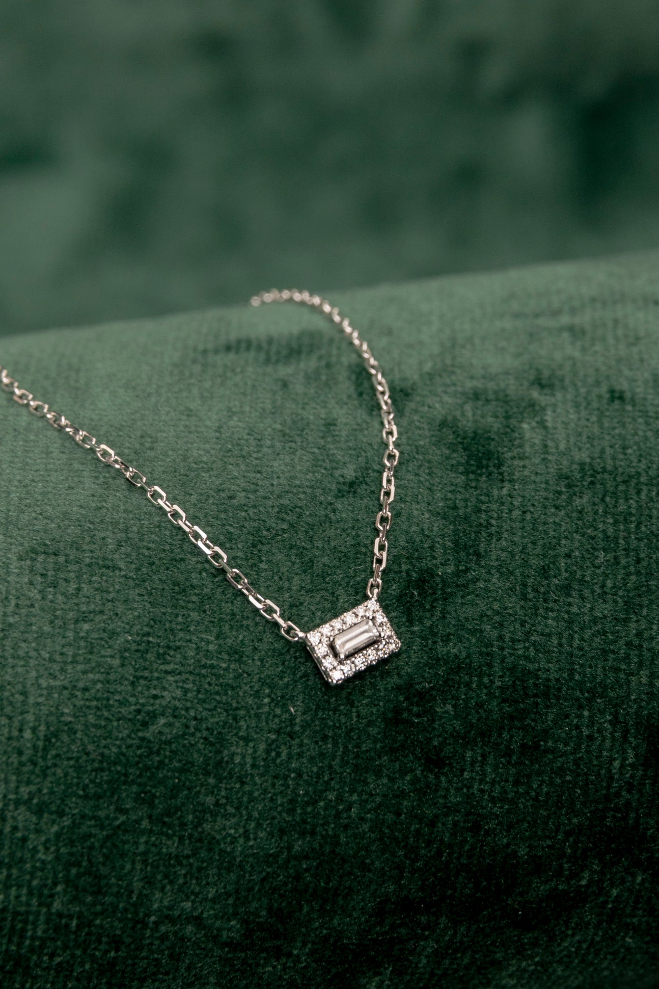 Gargantilla Baguette y Diamantes