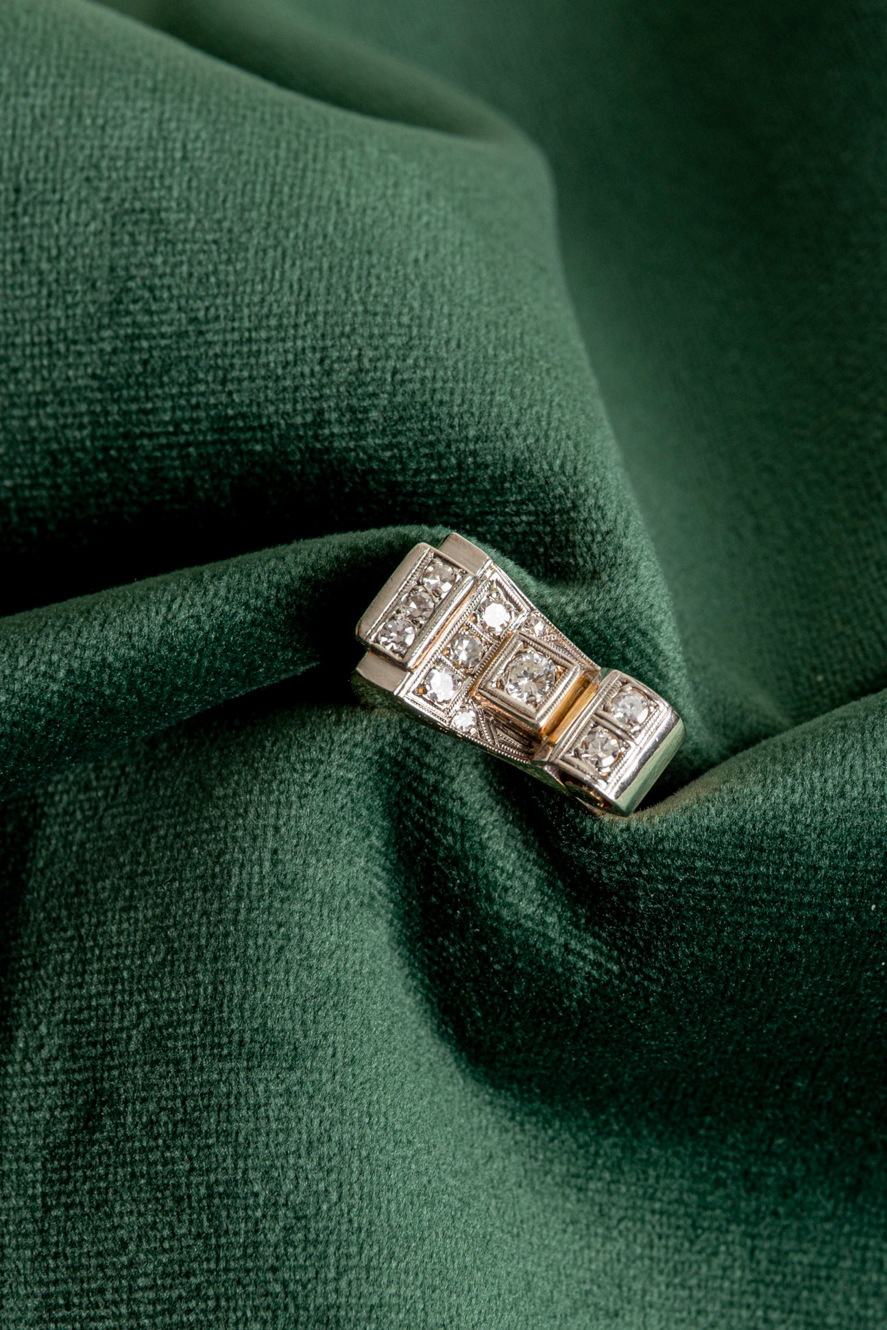 Sortija Vintage Chevalier de Diamantes