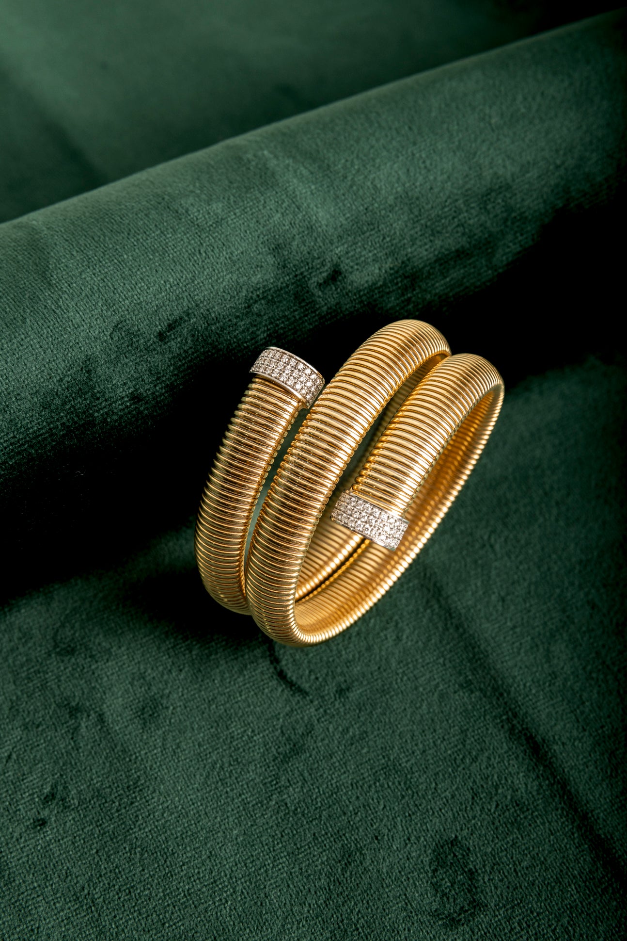 Pulsera Tubogas y Diamantes