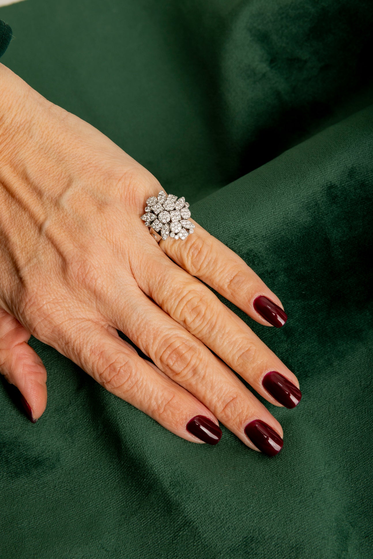 Sortija Ramillete de Diamantes