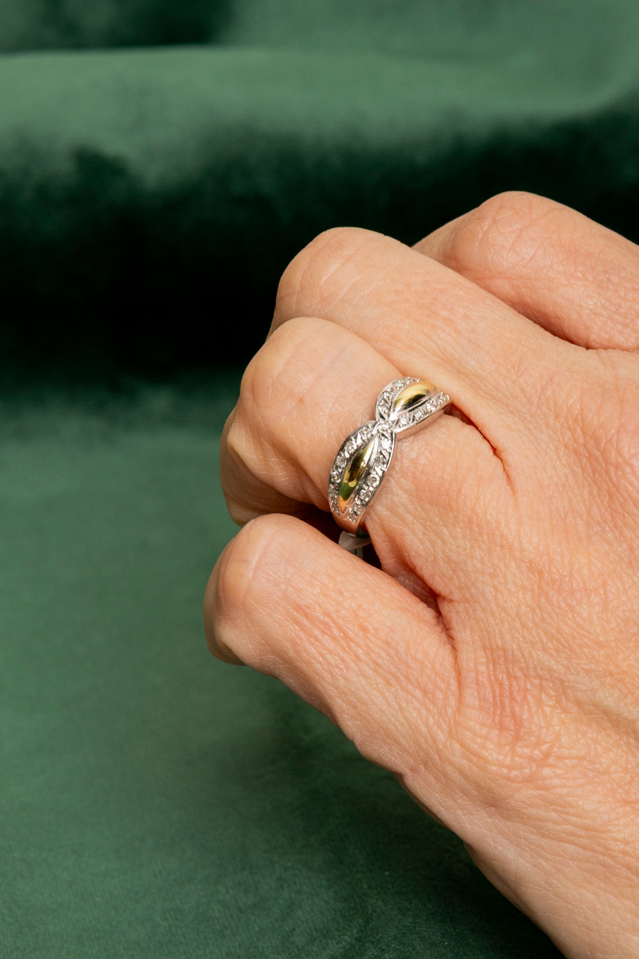 Sortija Vintage de Diamantes