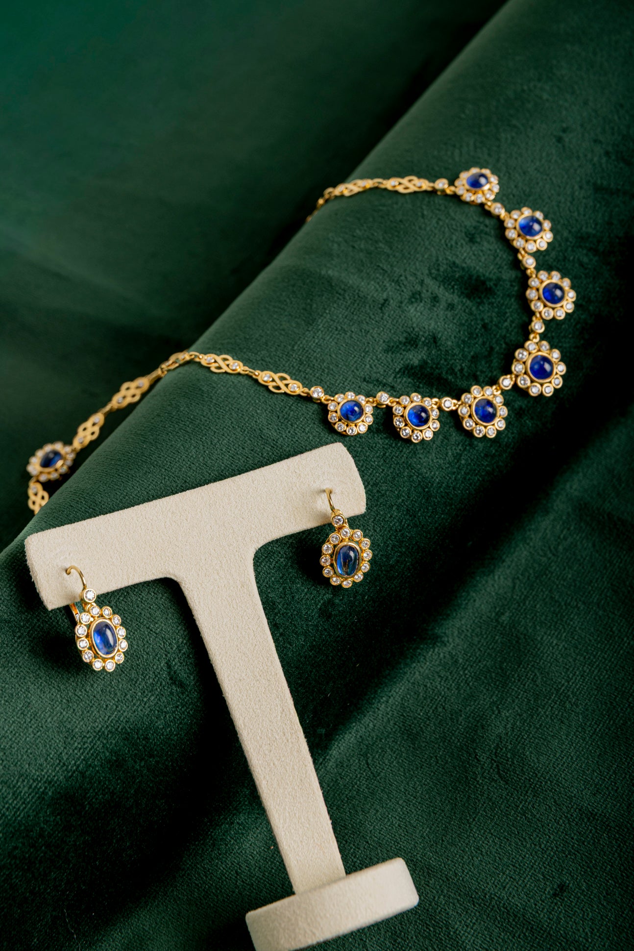 Conjunto Años´80 de Zafiros y Diamantes
