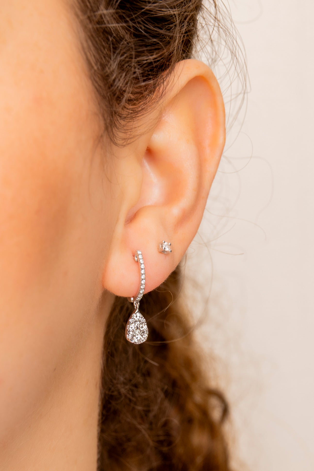 Pendientes Gotas de Diamantes