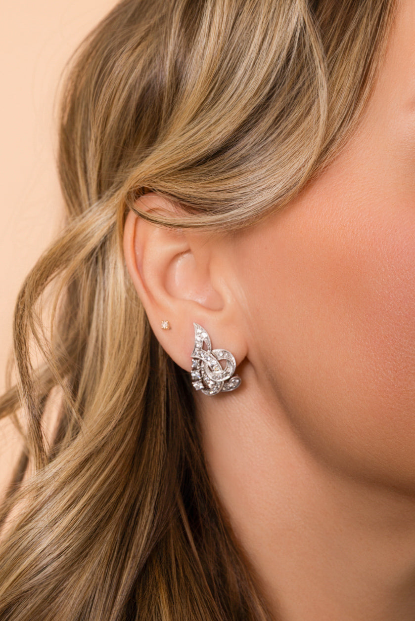 Pendientes Vintage Trepadores de Diamantes