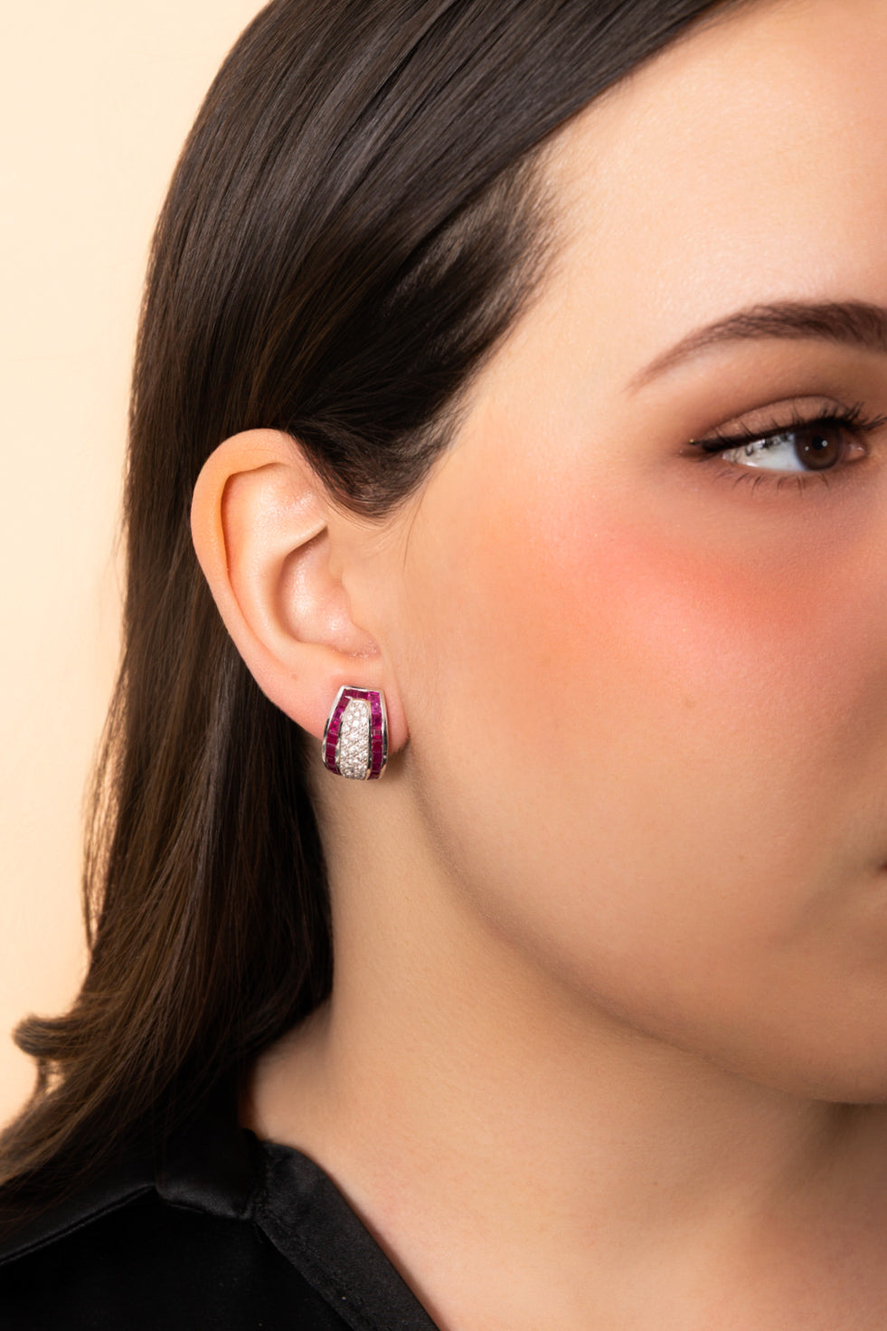 Pendientes de Rubíes y Diamantes