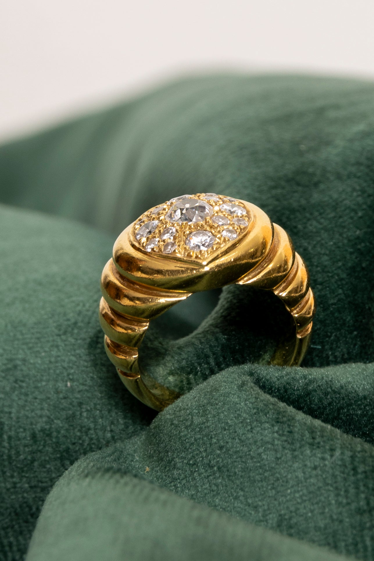 Sortija Sello de Diamantes