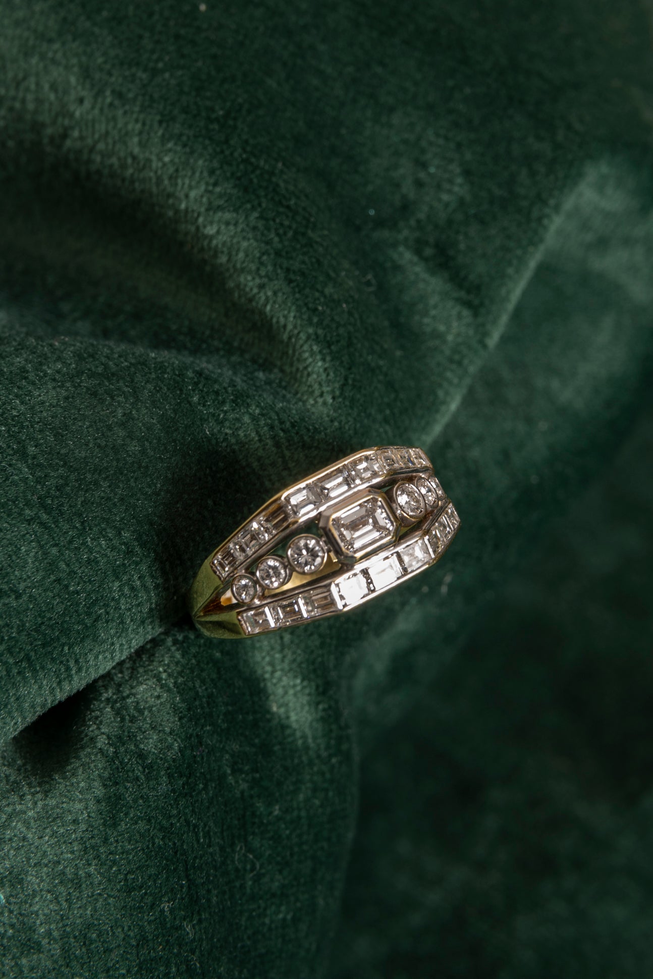 Sortija Vintage de Diamantes