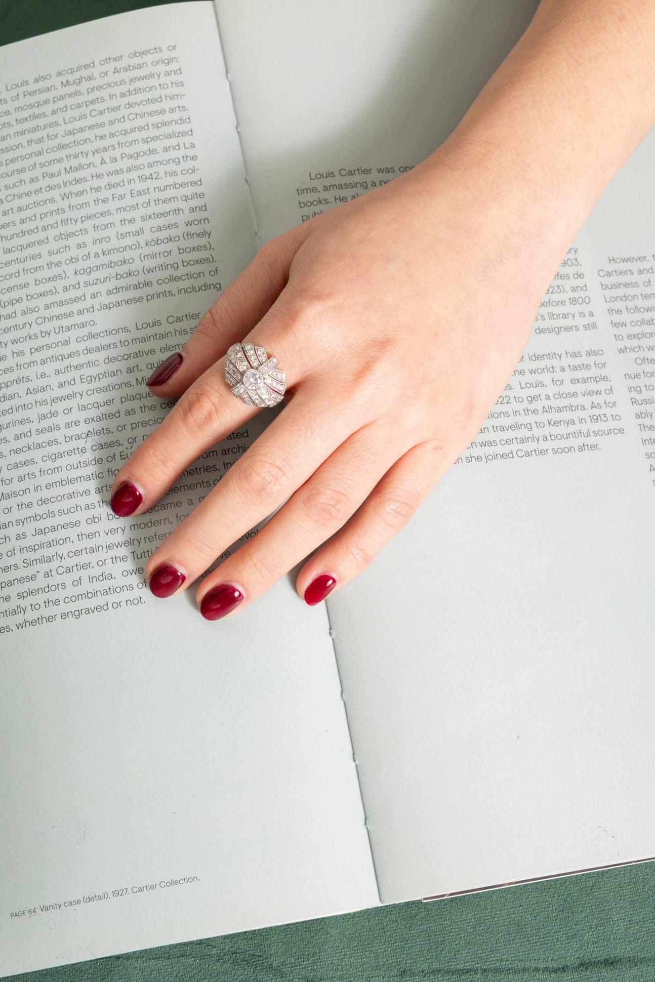 Vintage Diamond Bombe Ring