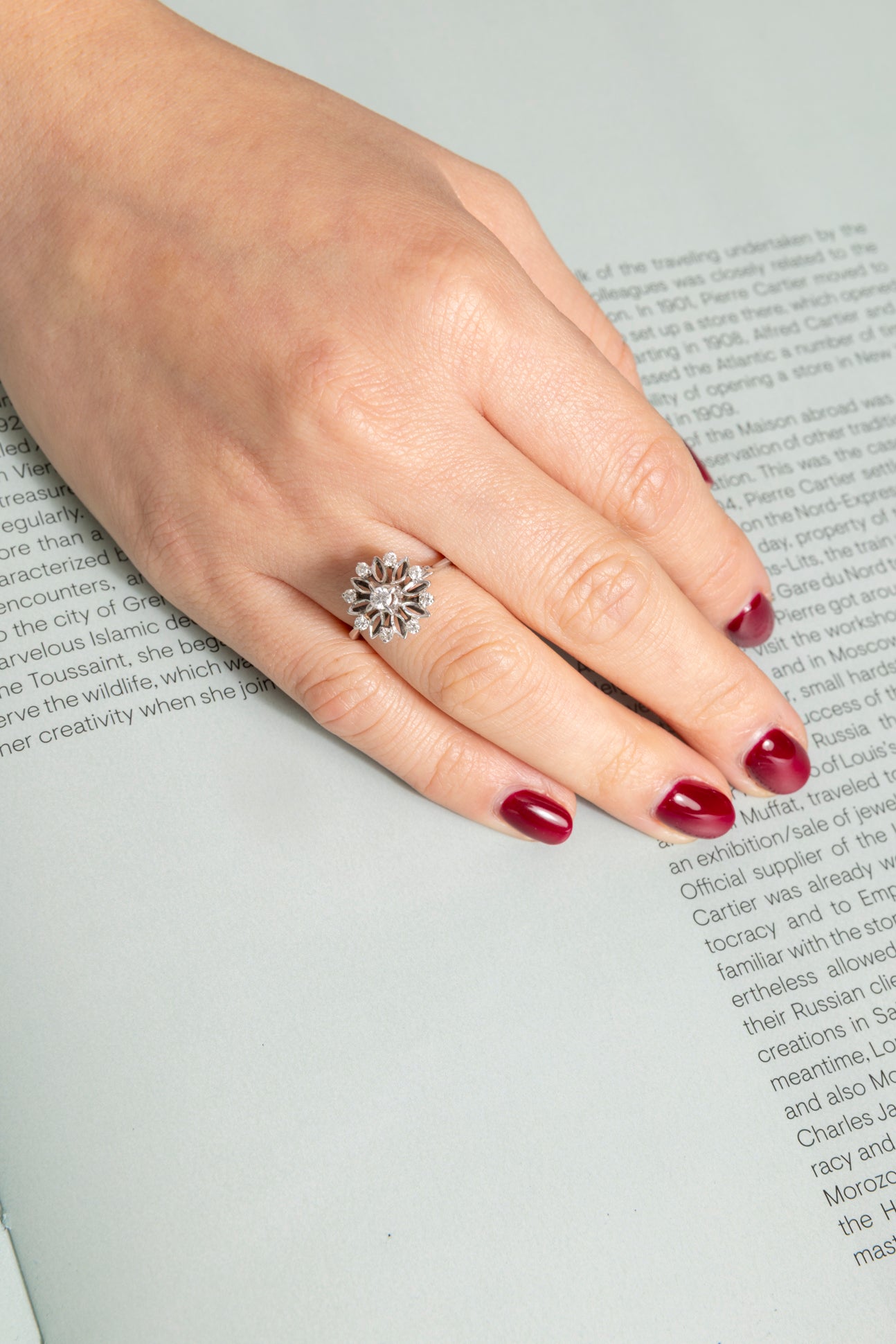 Sortija Vintage Roseta de Diamantes