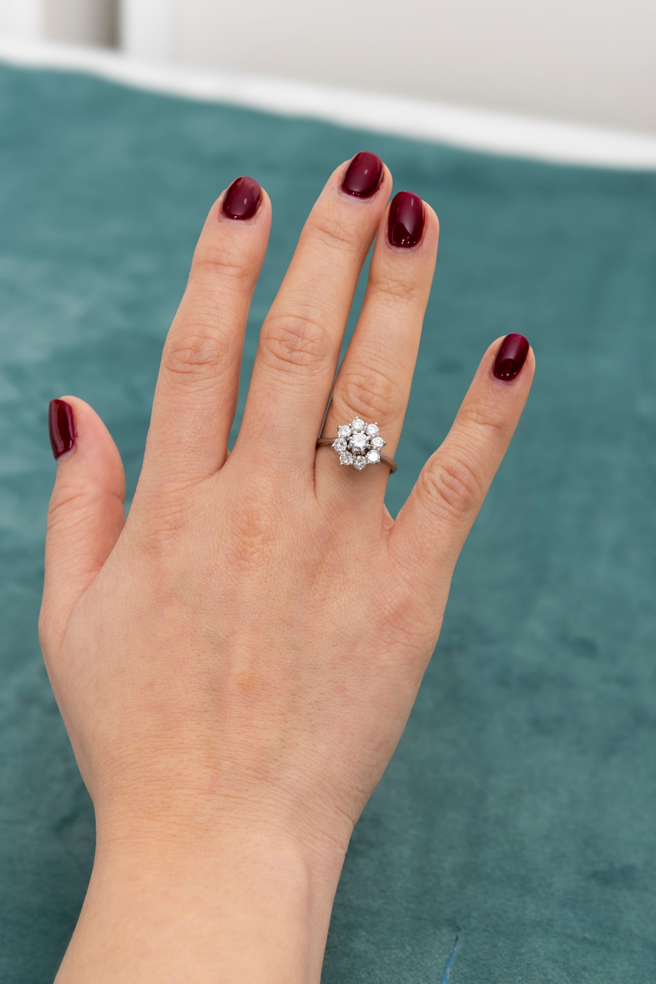 Sortija Vintage Roseta de Diamantes