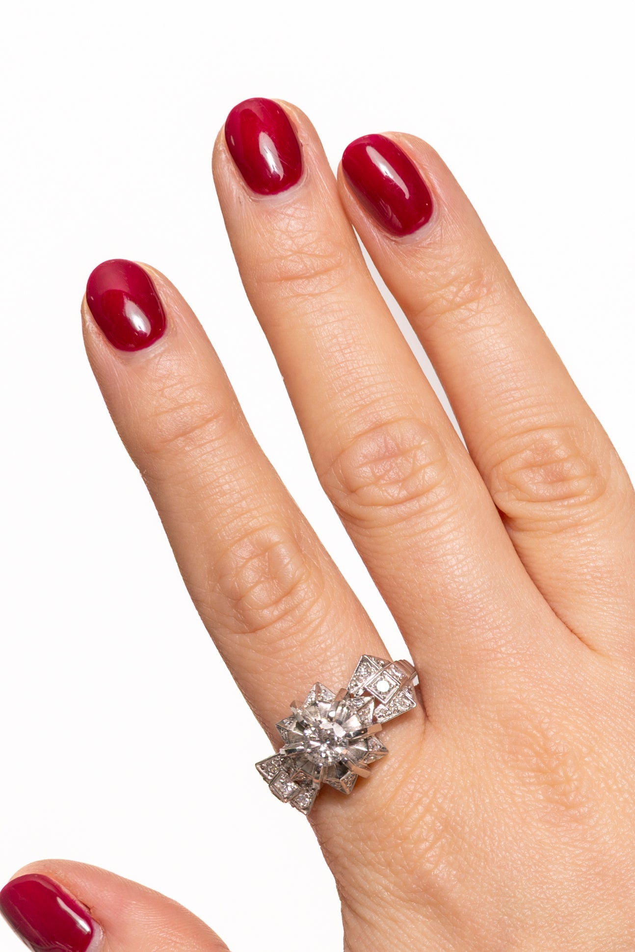 Sortija Antigua de Diamantes