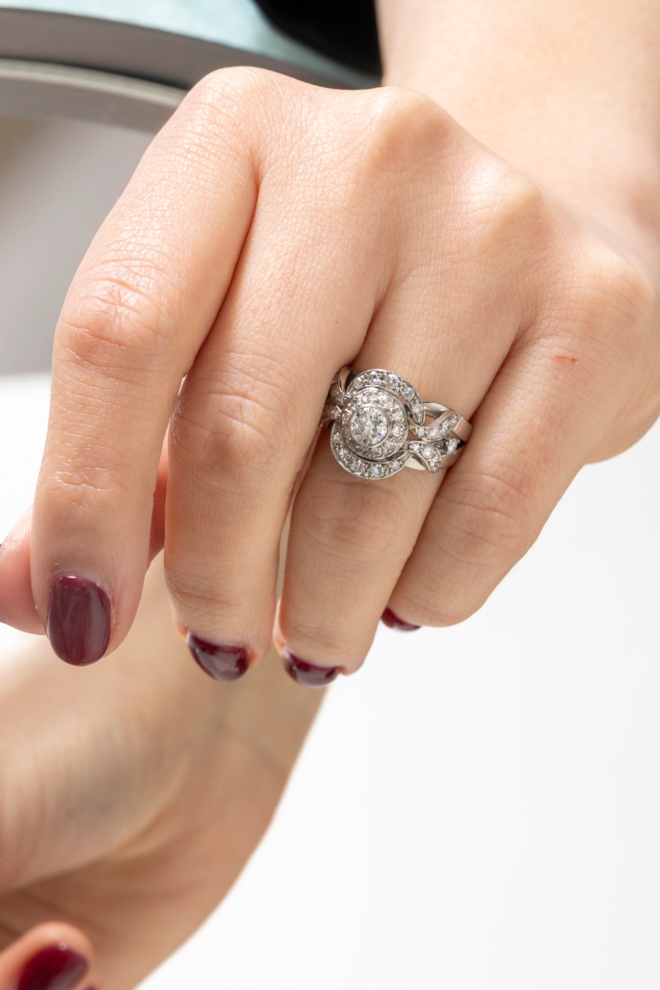 Sortija Antigua de Diamantes