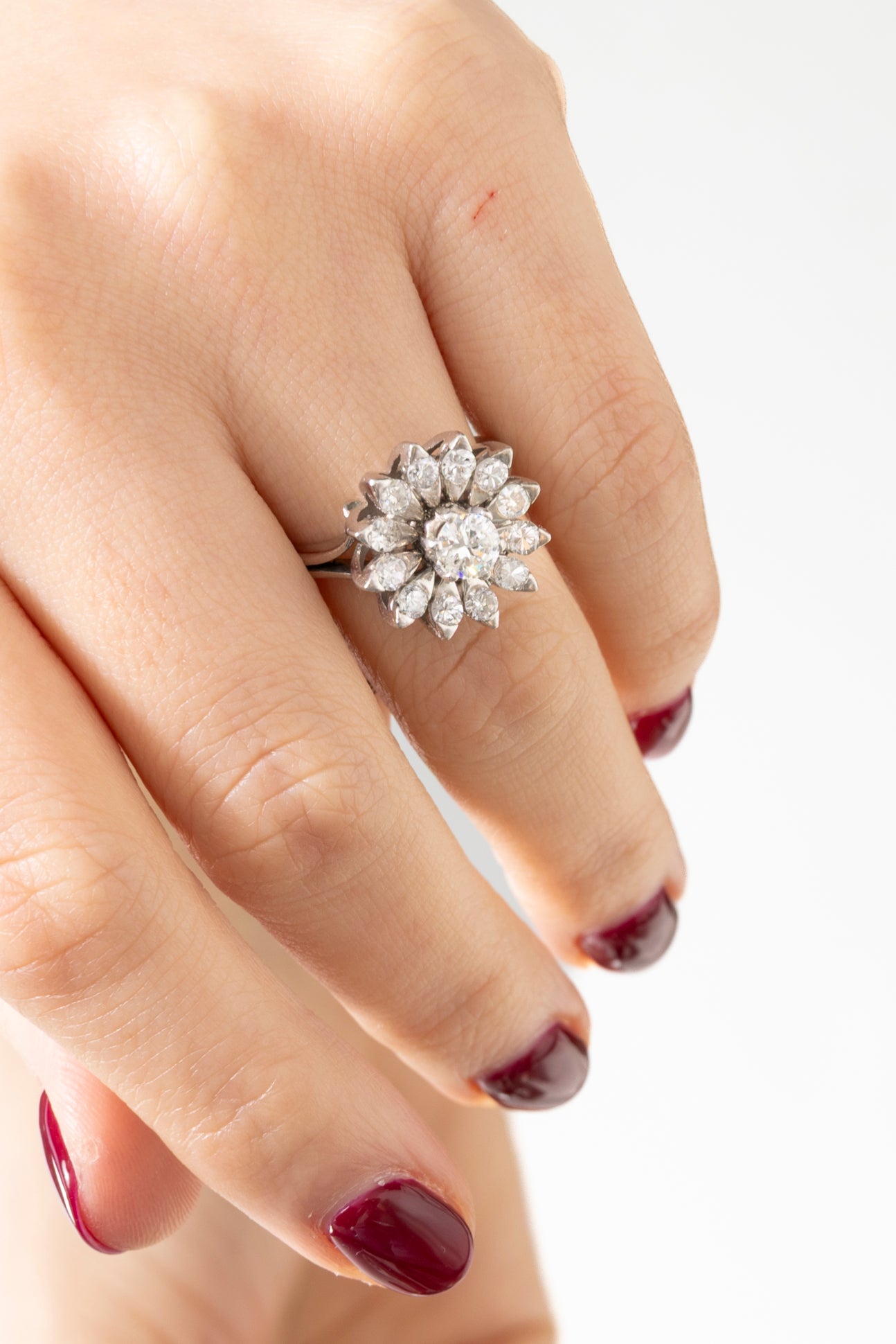 Sortija Vintage Roseta de Diamantes