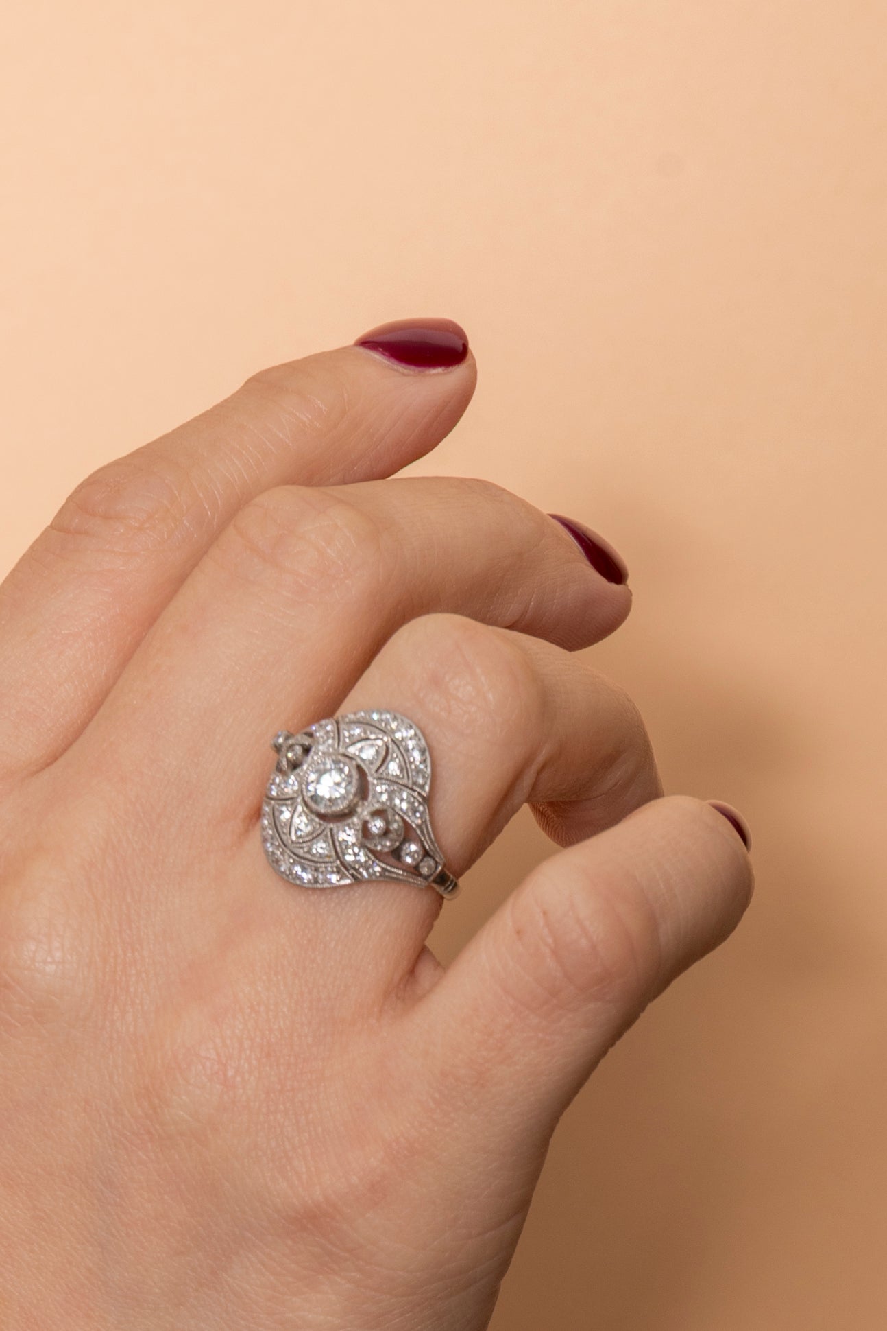 Sortija Antigua de Diamantes