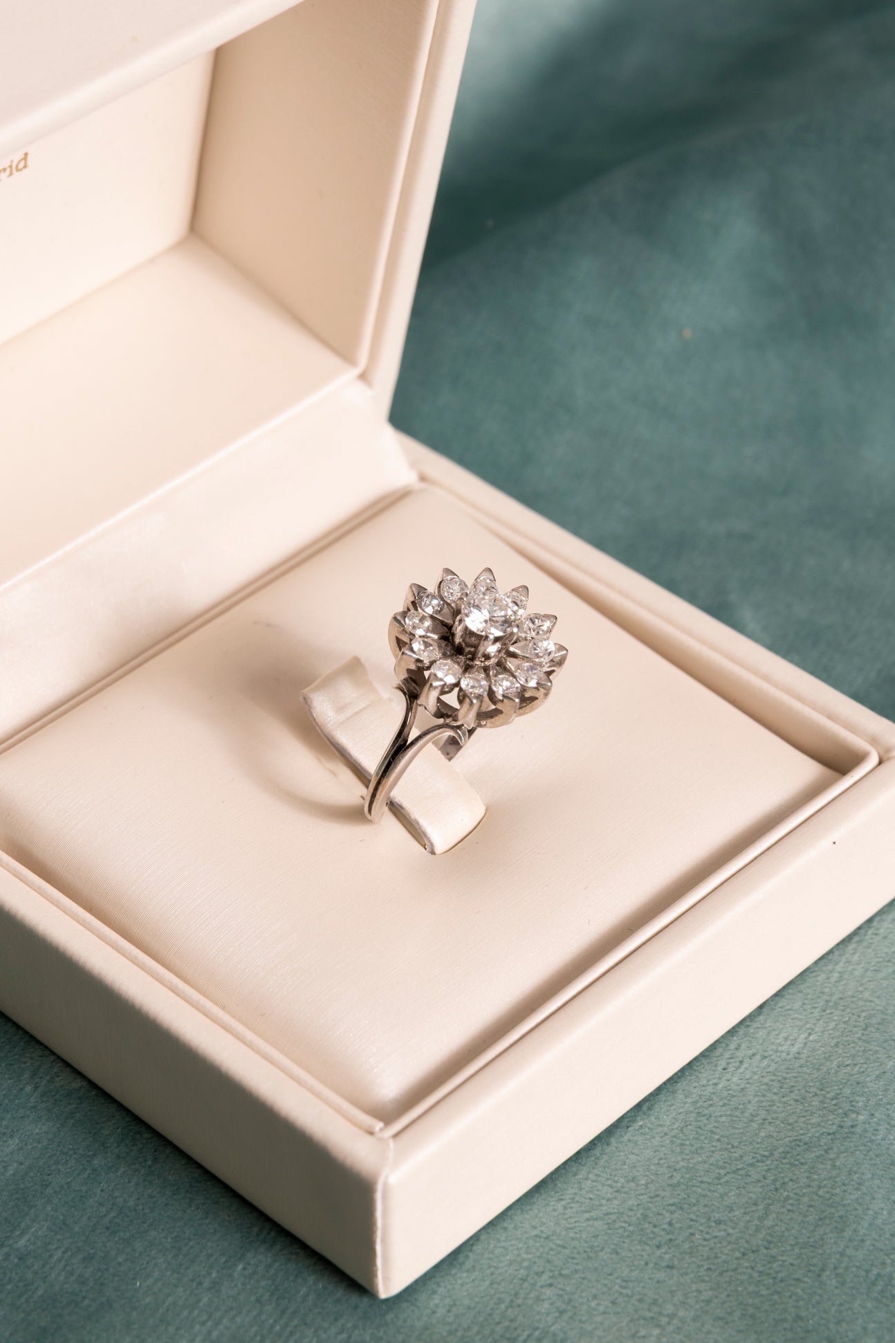 Sortija Vintage Roseta de Diamantes