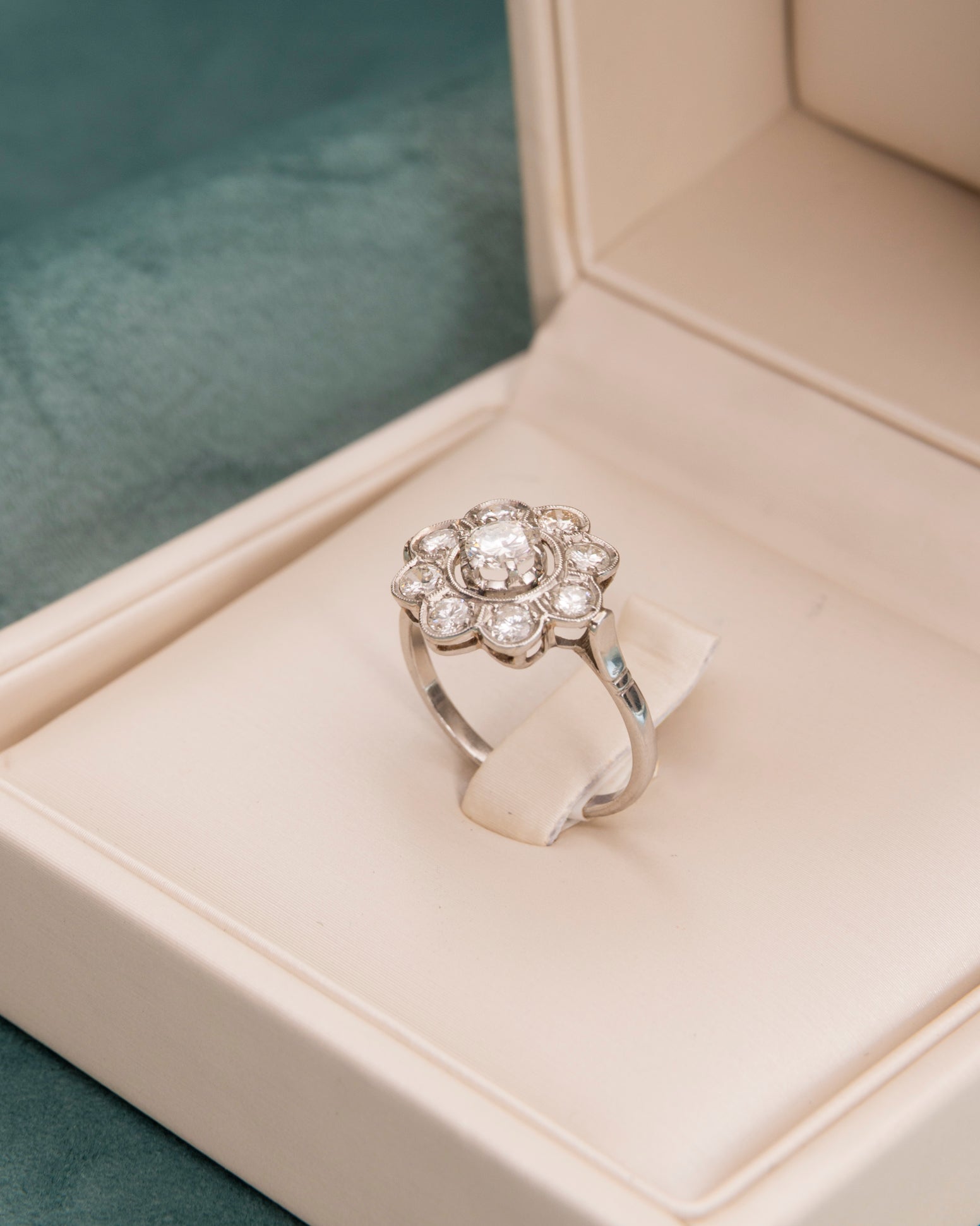 Sortija Vintage Roseta de Diamantes