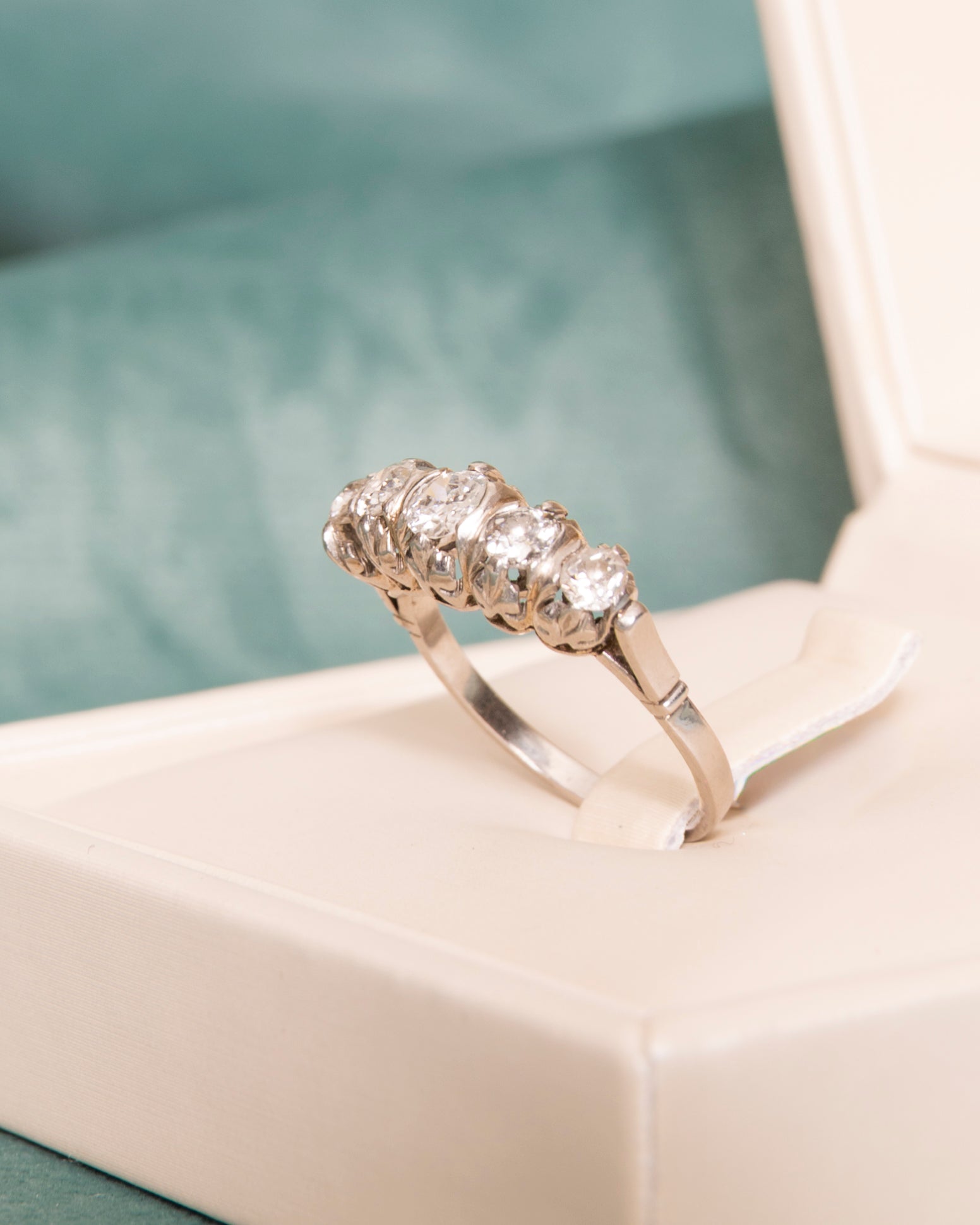 Cintillo Antiguo de Diamantes