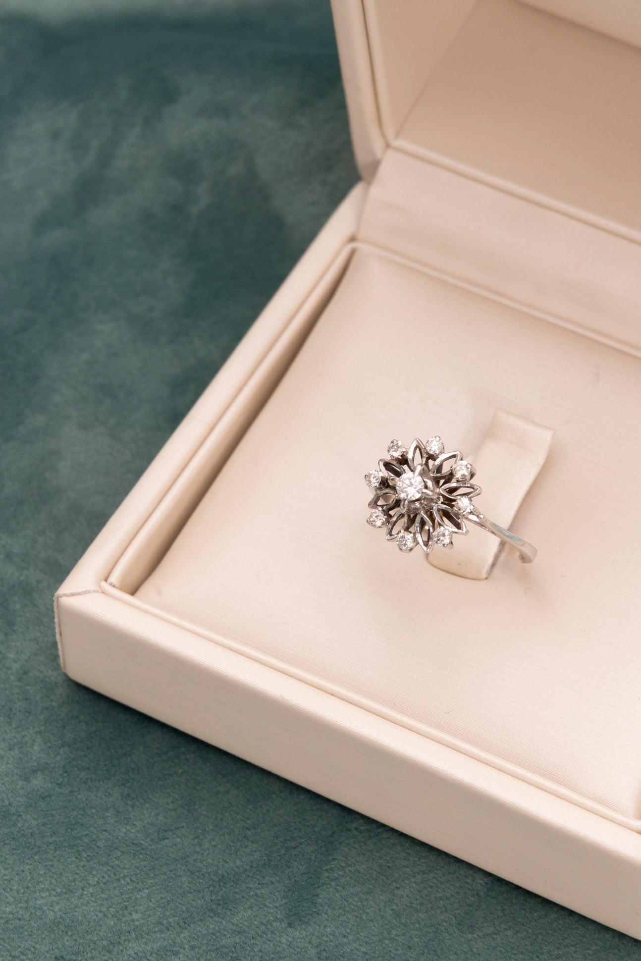 Sortija Vintage Roseta de Diamantes